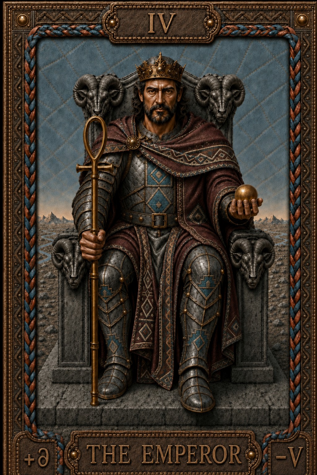 IV The Emperor — the Tarot card corresponding to Aries